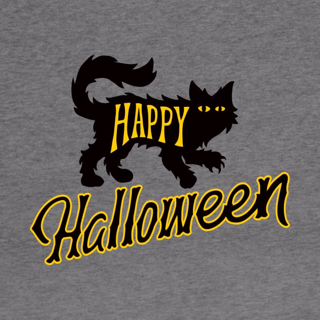 happy halloween cat halloween by lonway